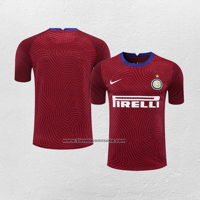 Portero Camiseta Inter Milan 2020-21 Rojo